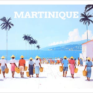Cartes • Magnets Scènes de vie dans les îles • Collection ERT542