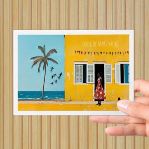 Cartes • Magnets Martinique Authentique • Illustrations de mon île • Série ANT79