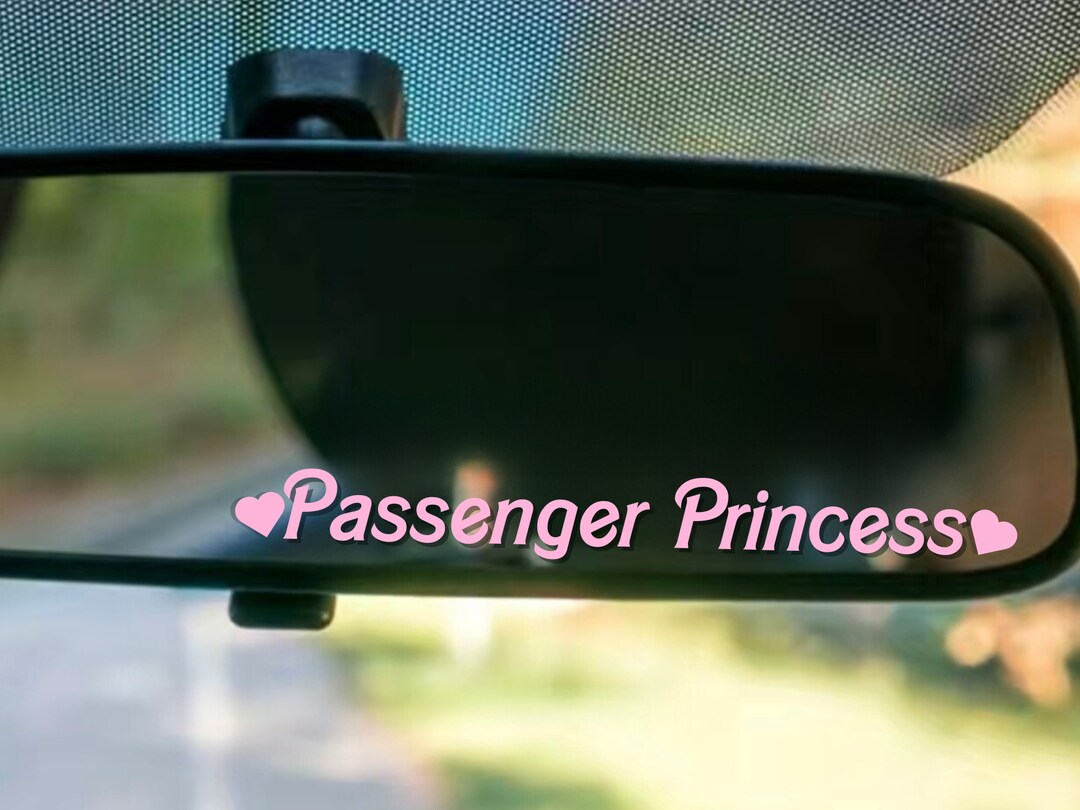 Passenger Princess Car Sticker Car Sticker Colour Options Etsy