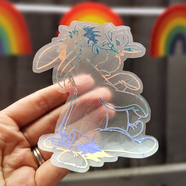 Eeyore Donkey Suncatcher Sticker Rainbow Maker Lichtstralen Window Cling Decal Home Decor Licht Prisma Natuur Weer Schattig Design Venster