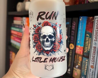 Haunting Adeline Frosted Glass Cup: Dark Romance Book Lover Gift