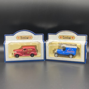Pair of Hamleys Brothers Ltd, Diecast Parcel Vans By Lledo