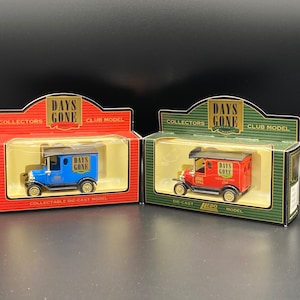 Lledo Collectors Club, Pair of Vintage Days Gone Models.