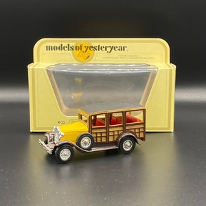 Matchbox Models Of Yesteryear Diecast Model, Y-22 1930 Ford Model A People Carrier
