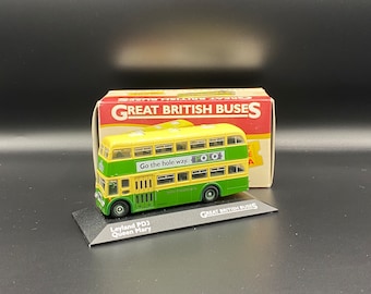 Great British Buses, Diecast 1:76 Scale Replica, Leyland Pd3 / Queen Mary Polo Livery