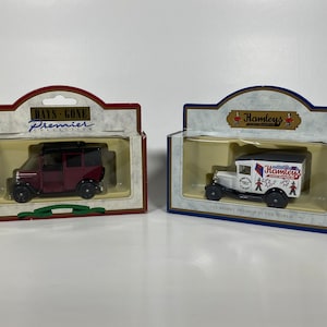 Pair of Lledo Models, Hamleys Toy Van and 1933 Austin Taxi from Premier Collection