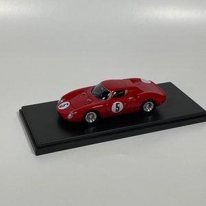 Modelo Vintage 1/43 construido a mano, Ferrari rojo 250 LM #5