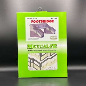 Escala 00/Ho, kit de construção de cartão Metcalfe, passarela P0236