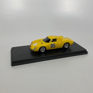 Bespoke 1/43 Yellow Ferrari 250 LM Racecar #95