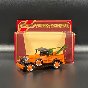 Matchbox Models Of Yesteryear Diecast Model, Y-7 1930 Model A Ford Wreck Truck