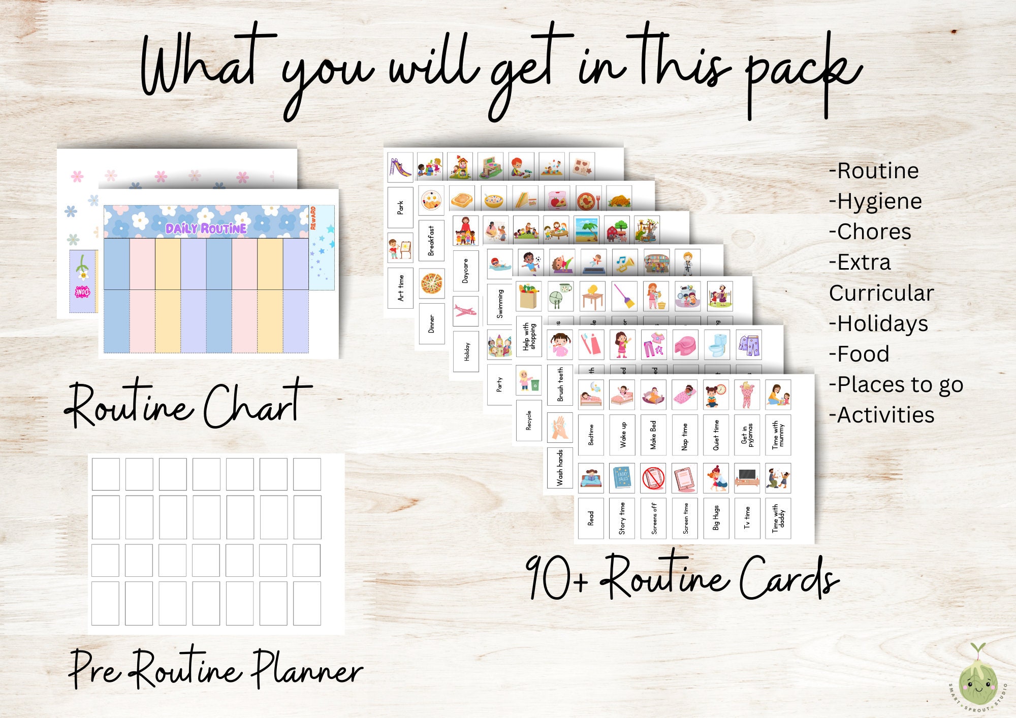 Flip Chart for Toddlers Routine Chart for Kids Chore Chart for Kids ...