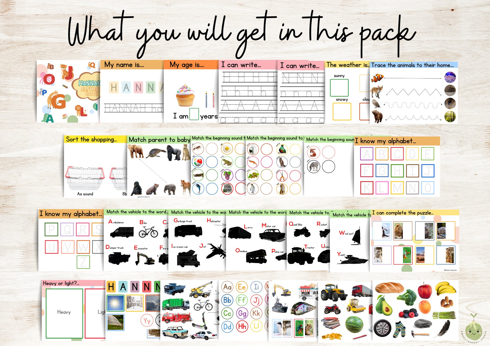 Montessori Busy Book Alphabet Toddler Learning Binder - Etsy