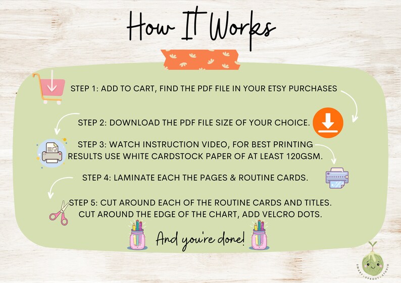 Flip Chart for Toddlers Routine Chart for Kids Chore Chart for Etsy