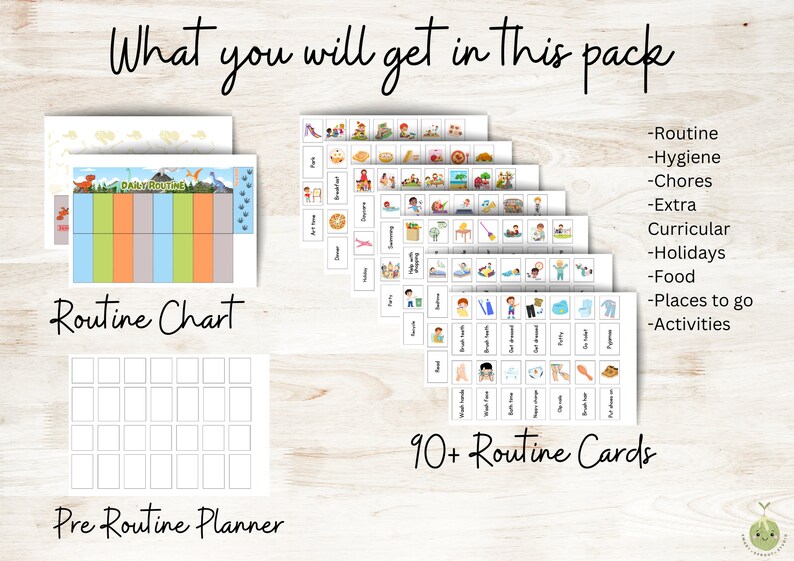 Flip Chart for Toddlers Routine Chart for Kids Chore Chart for - Etsy UK