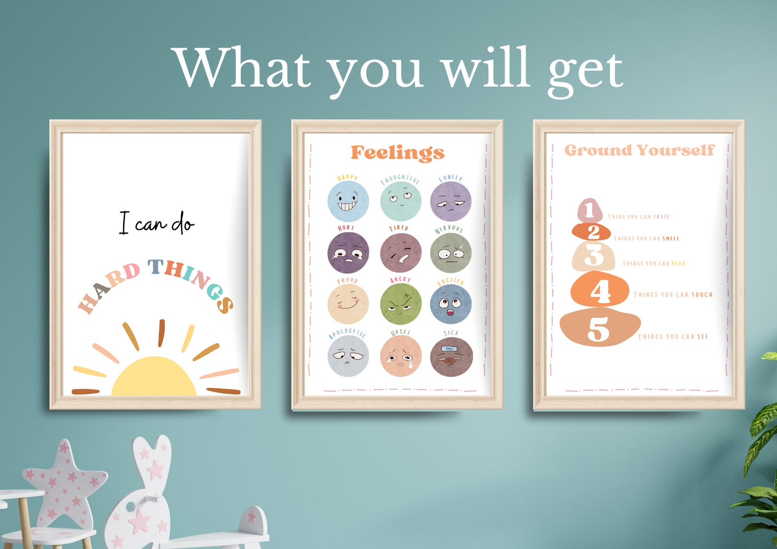 Calming Corner Poster Classroom Boho Calm Down Corner Printable ...