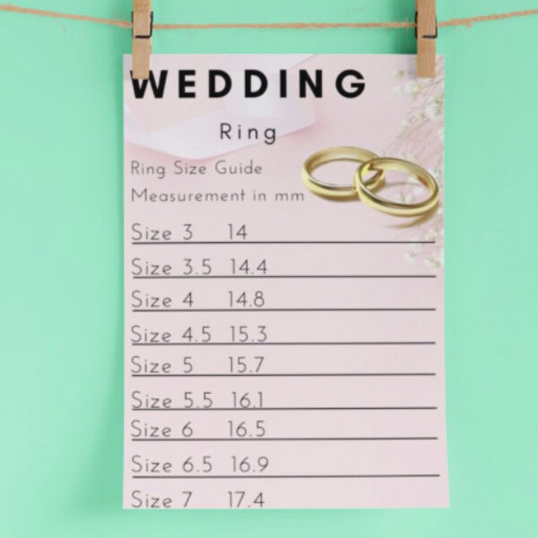 Ring Sizing Guide Etsy