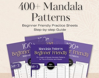 Mandala Pattern Practice Sheet For Beginner Artist Mandala Template For Tracing Page Download Mandala Practice At Home Mandala Training Page