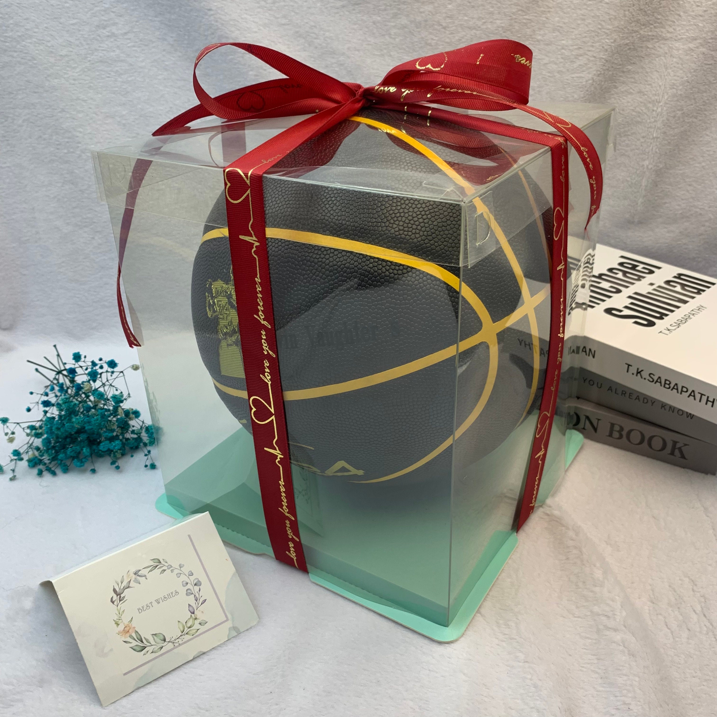 Customized Name Carving, Personalized Kobe Signature Basketball, Black  Mamba Basketball Birthday Gift, Christmas Gift，size 29.5 