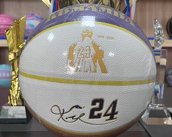 Personalized Name Engraving, Kobe Bryant Signature Basketball, Engraved Black Mamba Basketball Indoor and Outdoor Basketball 29.5"27.5"