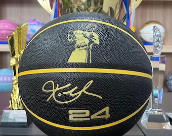 Prénom personnalisé, ballon de basket signé Kobe, cadeau d'anniversaire de basket-ball, taille 29,5 "27,5"