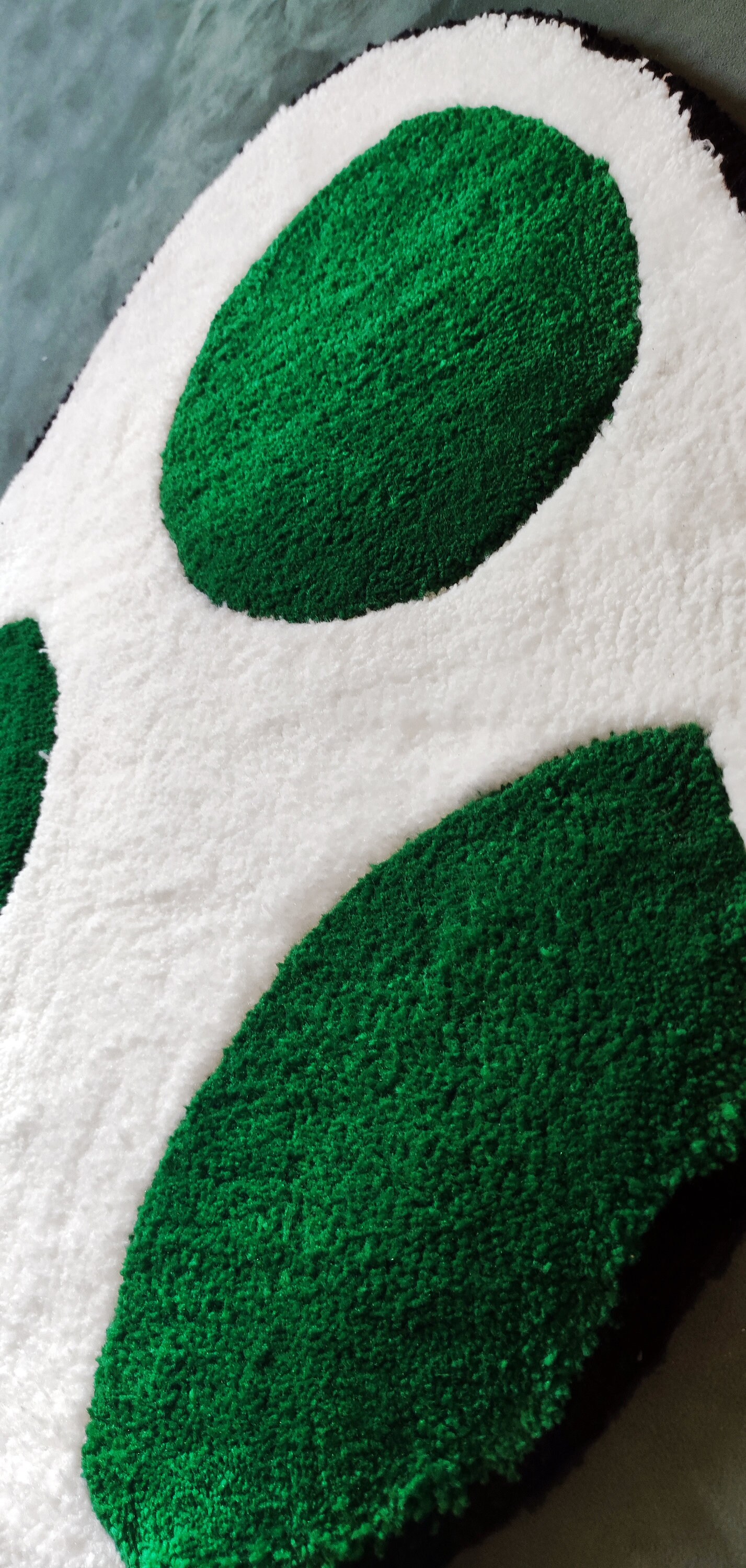 CUSTOM YOSHI INSPIRED Egg Handmade Rug - Etsy