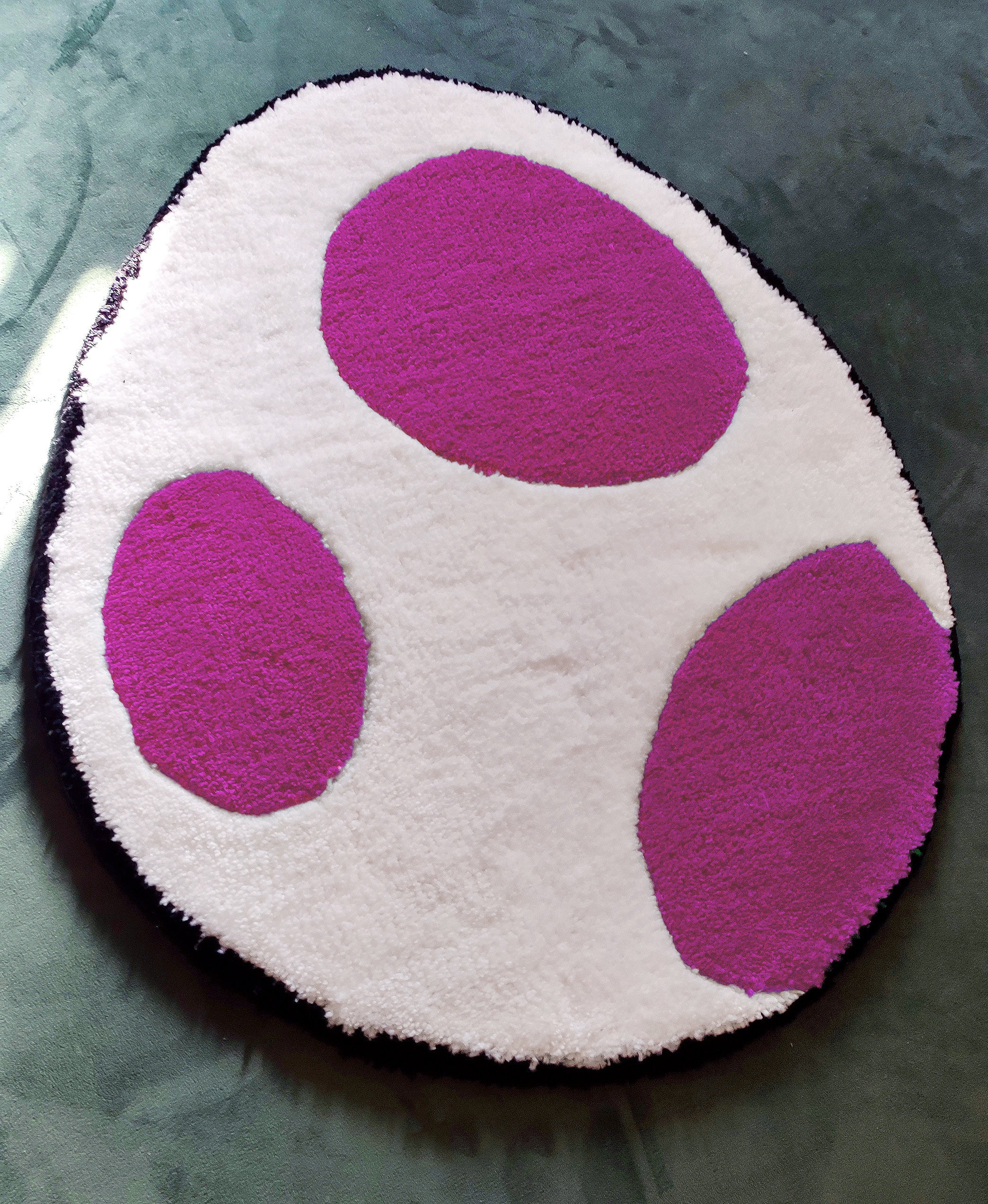 CUSTOM YOSHI INSPIRED Egg Handmade Rug - Etsy