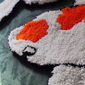 Koi Fish BUNDLE Handmade Rug 2 Rugs - Etsy
