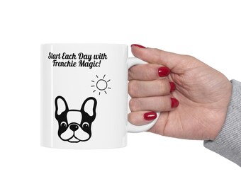 Frenchie Ceramic Mug 11oz