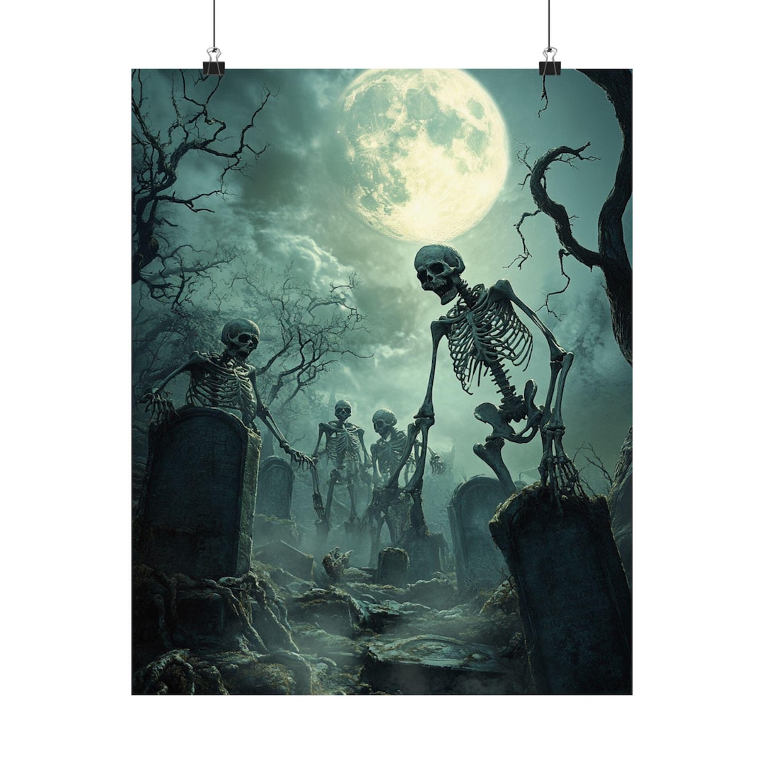 Rise of the Haunted Bone Legion Matte Vertical Posters - Etsy