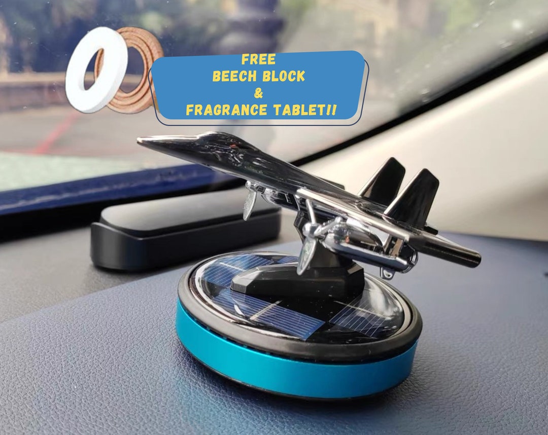 Air Freshener Aircraft Diffuser Airplane Car Freshener Solar Etsy