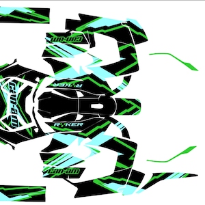 Can Am Ryker (600, 900) Wrap Design Digital Download file (AI)