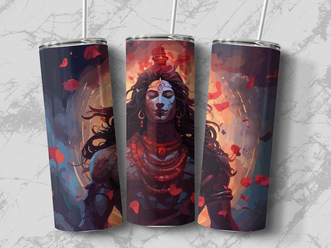 Lord Shiva Tumbler Wrap Shiv Tumbler Designs Hindi Indian Etsy