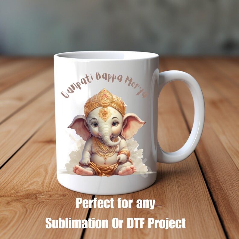 Lord Ganesha, Ganpati Bappa Morya Digital Download Religious T-shirt ...