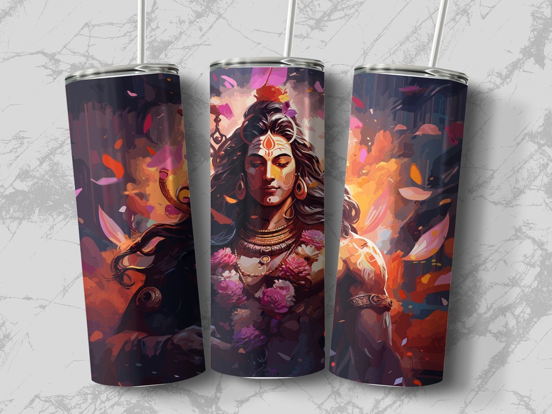 Lord Shiva Tumbler Wrap Shiv Tumbler Designs Hindi Indian Etsy