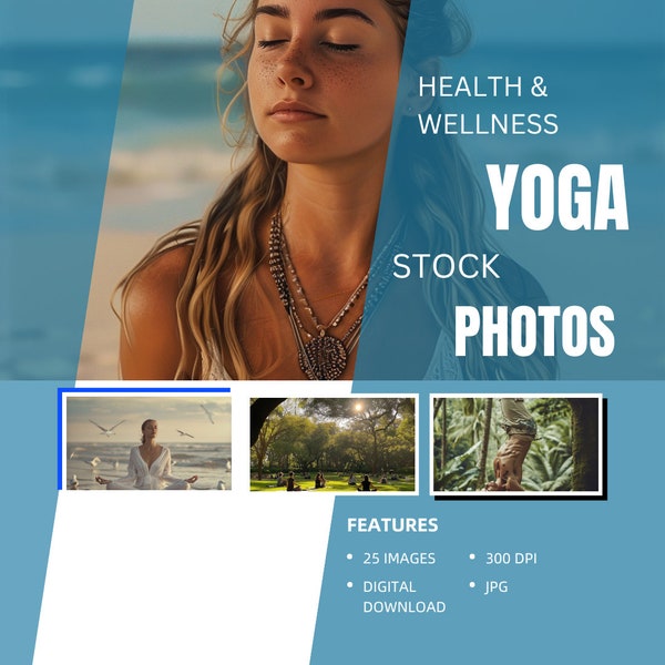 Yoga Meditation Stock Images Bundle, Serene Digital Download, Zen Yoga Pose Photography, Peaceful Meditation Imagery Collection 20 Images
