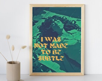 Feminism Poster Feminist Wall Art Women Power Girl Power Wall Art