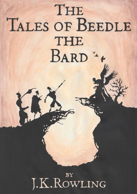 The Tales of Beedle the Bard Book Cover Art Print - Movie & Film