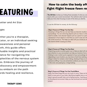 Nervous System States Fight Flight Freeze and Fawn Educational Instant ...