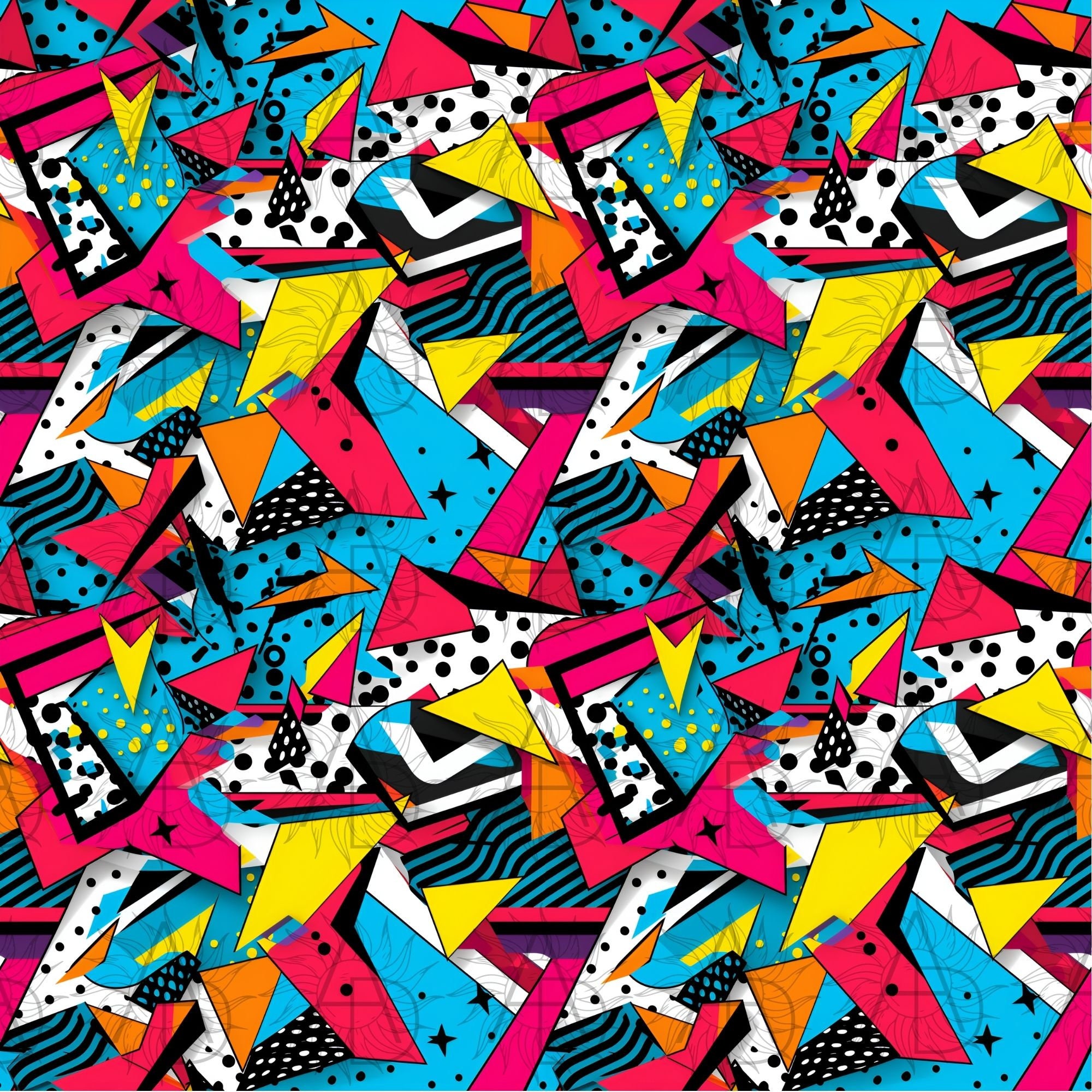 90s Comic Book Pattern Bundle: Retro Sublimation Print (PNG) - Etsy