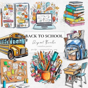 Terug naar school clipartbundel schoolthema-afbeeldingen transparante achtergrondafbeeldingen voor onderwijs clipart klaslokaalbenodigdheden clipart leraar