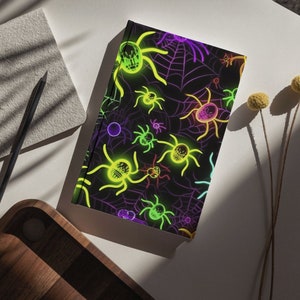 Neon Halloween Seamless Pattern Bundle: 6 PNG Images - Etsy