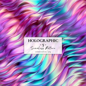 Holographische Nähte Muster #5 | PNG | Kommerzielle Nutzung Sublimation Digitaldruck Holographische Muster Tapete Repaetable Pattern