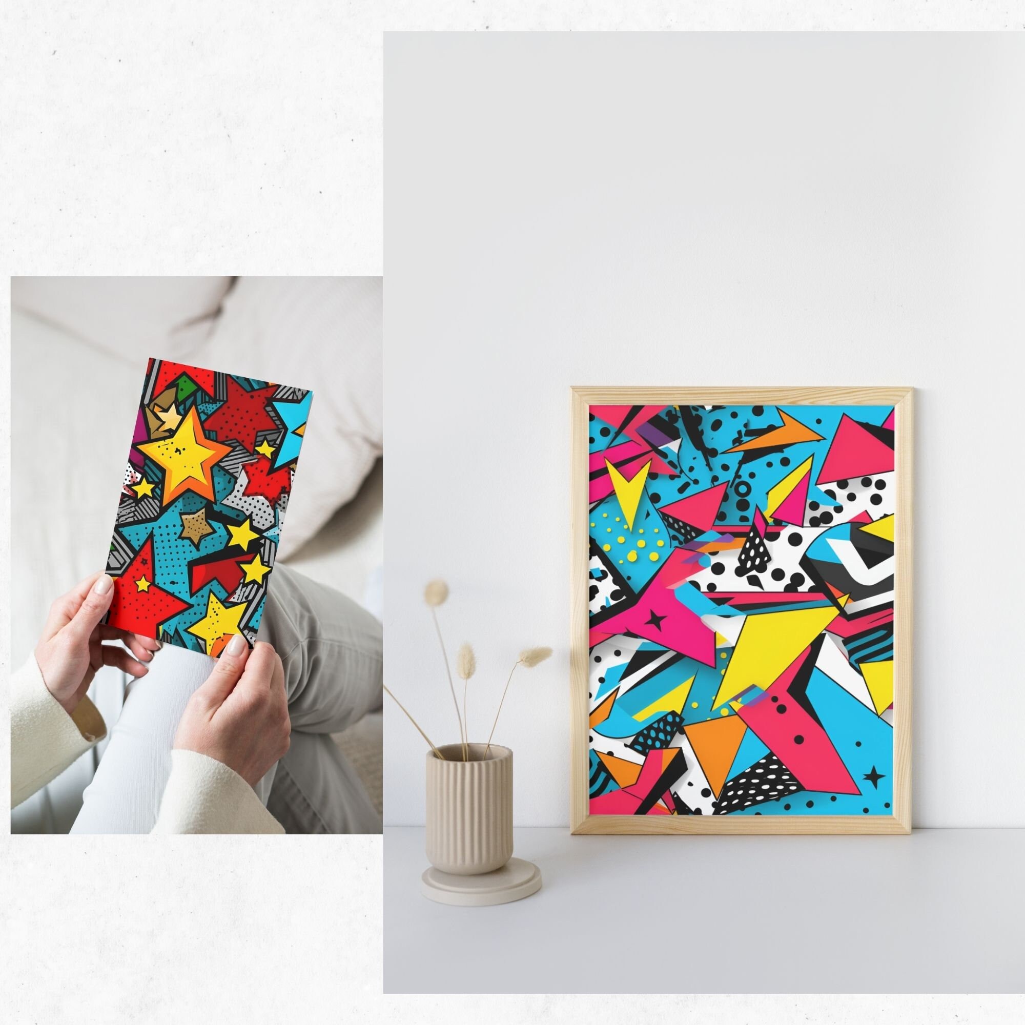 90s Comic Book Pattern Bundle: Retro Sublimation Print (PNG) - Etsy