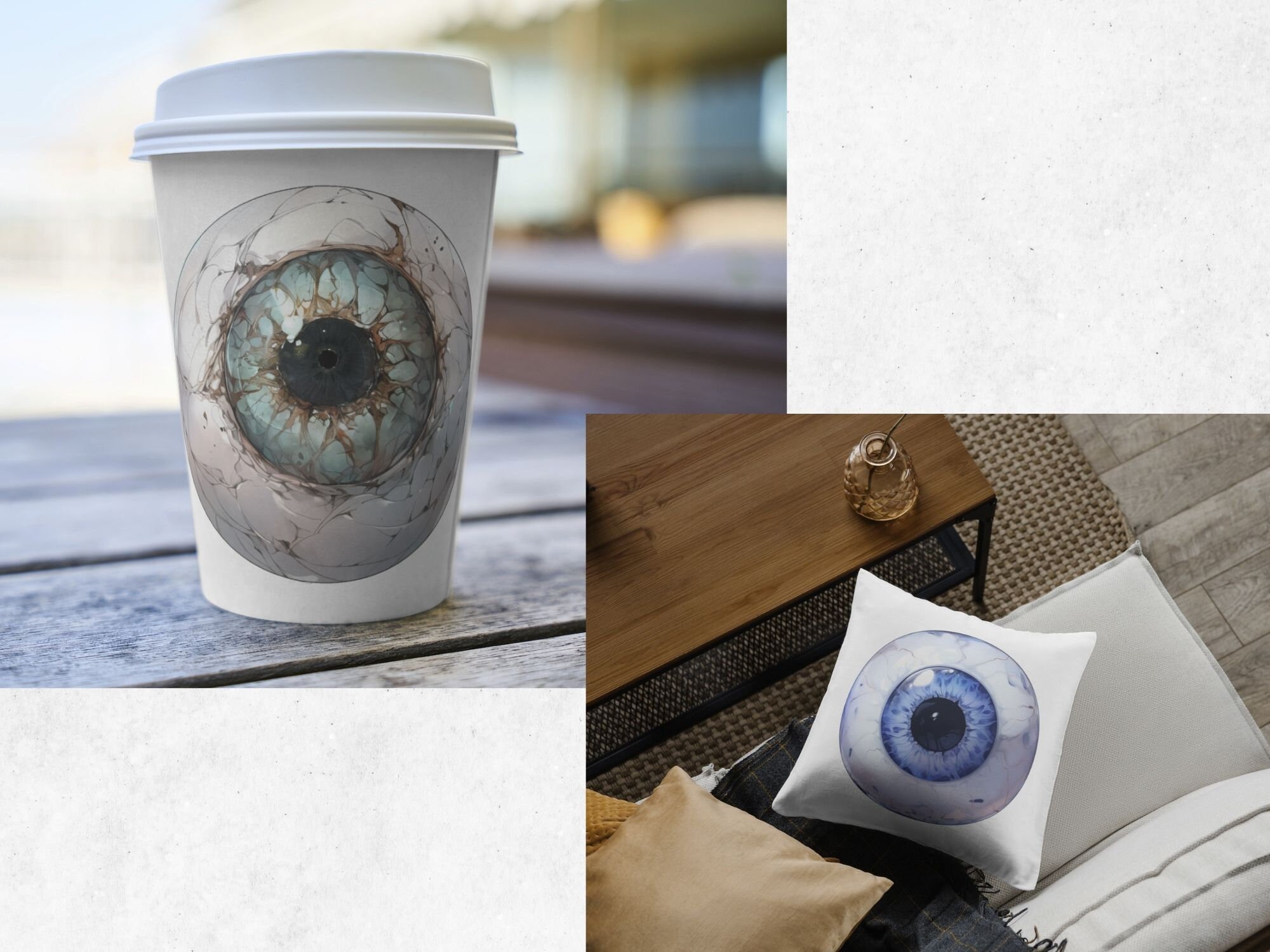 Eyeballs Clipart Bundle Eyeball Wall Art