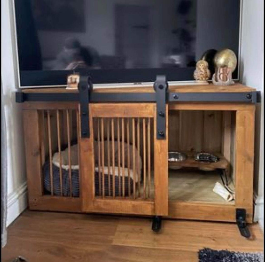 Bespoke Wooden Dog Crate Etsy UK