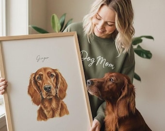 Tierportrait Aquarell | Hund Gemälde | Personalisierte Haustier Kunstwerk | Haustier-Memorial-Geschenk | Personalisiertes Hundeportrait | Einzigartiges Haustier Geschenk