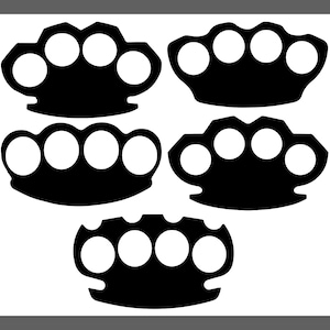 Brass knuckles svg