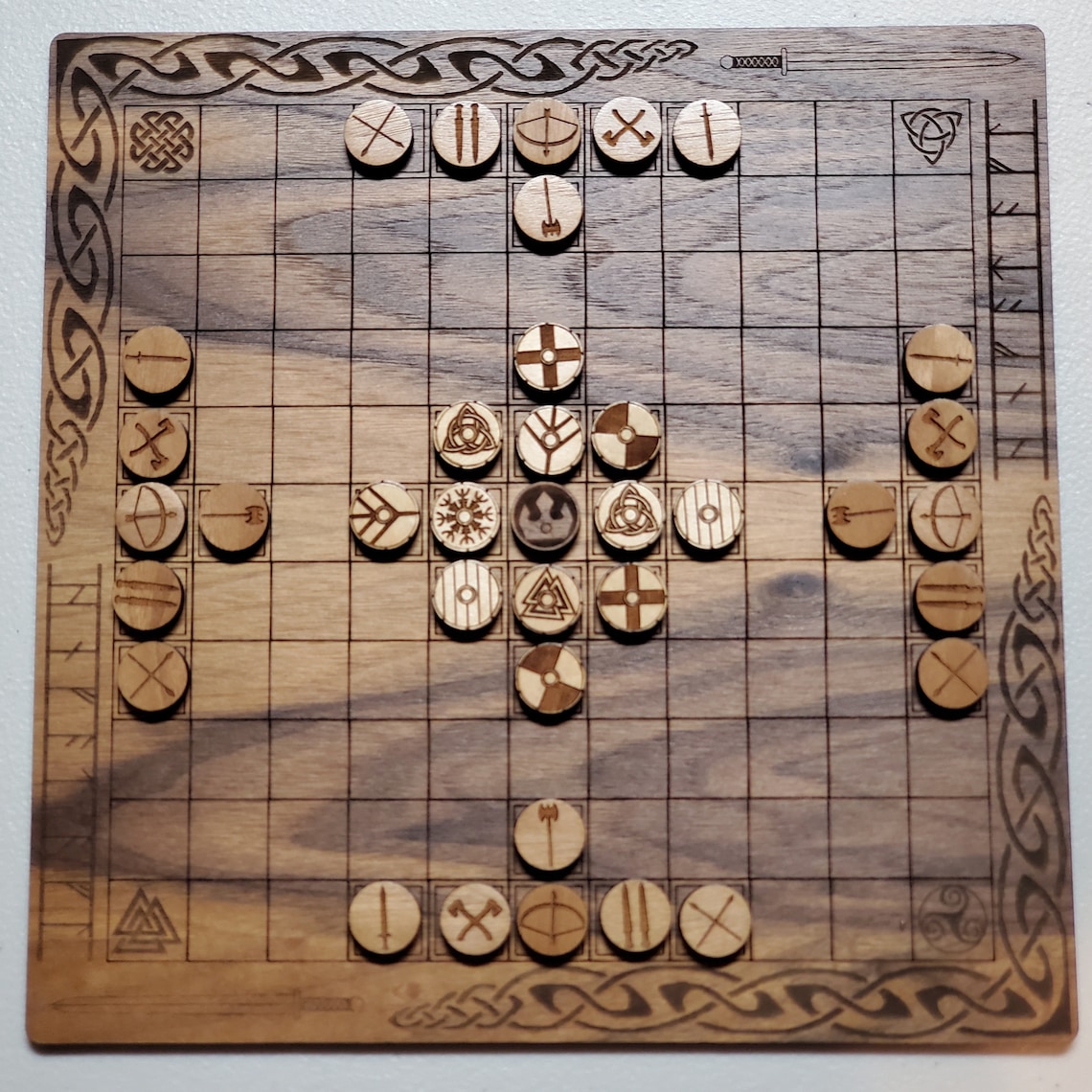 Hnefatafl Board Game File - Etsy UK
