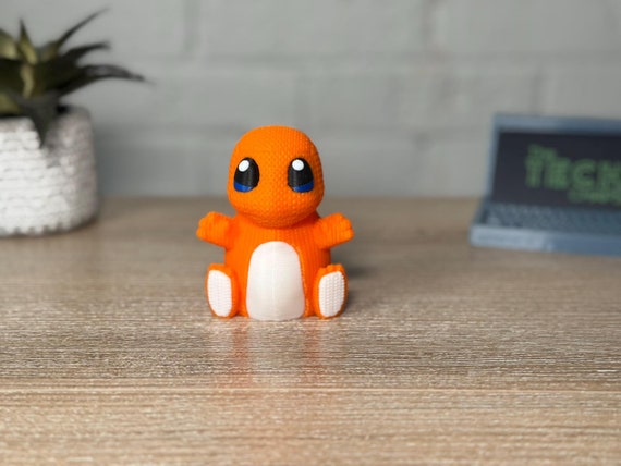 Charmander Crocheted style 3D Printed Figurine