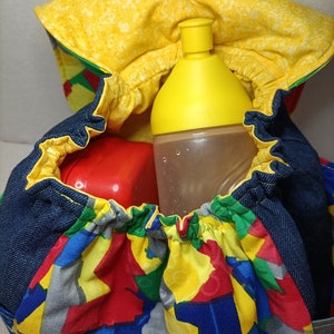 Bloques de construcción de la cintura elástica de la mochila de los niños del jardín de infantes de KiTa coloridos imagen 5